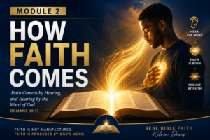 Faith Is Not Manufactured